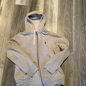 Ralph Lauren Cream Zip-Up Hoodie